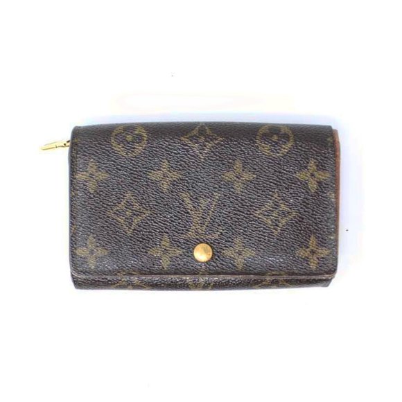 LOUIS VUITTON Monogram Monnaie Tresor Wallet